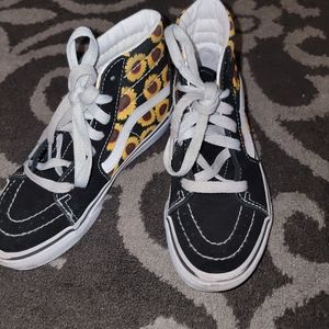 Toddler's sunflower design vans
